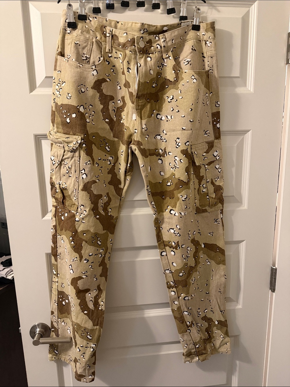 Men's Desert Camo Cargo Pants - Tan/Brown